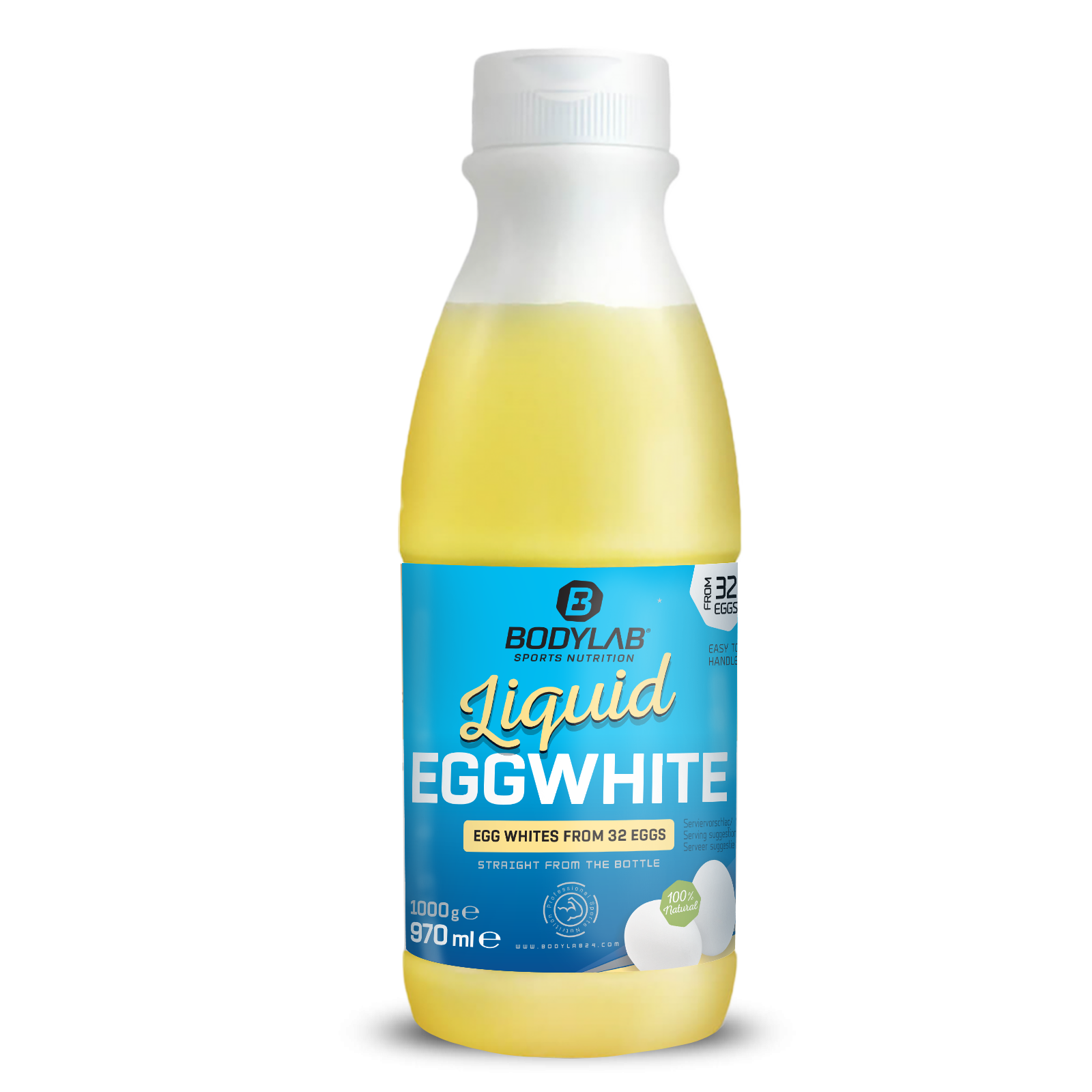 Liquid EGGWHITE (970ml) - 100% natural