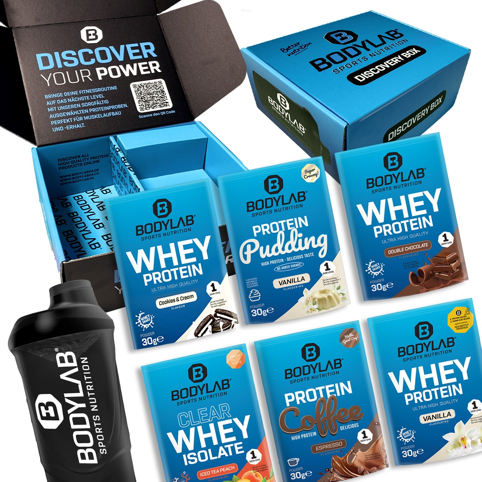 New Year Deal: 5Für2 Protein-Powerpack mit Gratis Creatine + Discovery Box + Omega-3