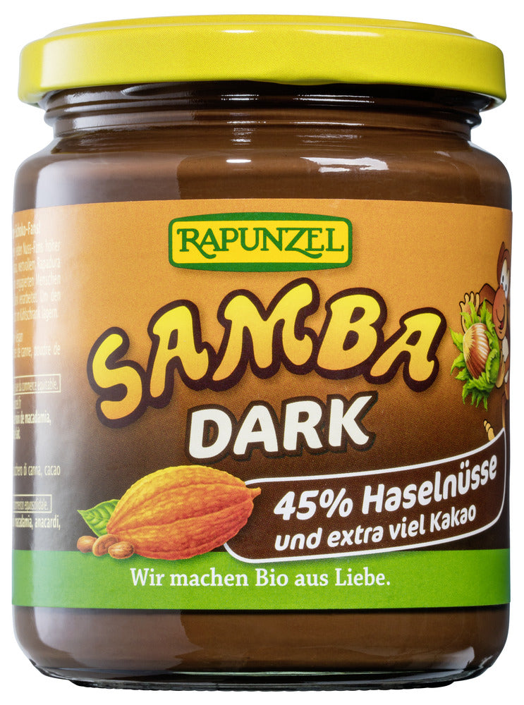 Samba Dark zartbitter Nuss-Nougat-Creme bio (250g)