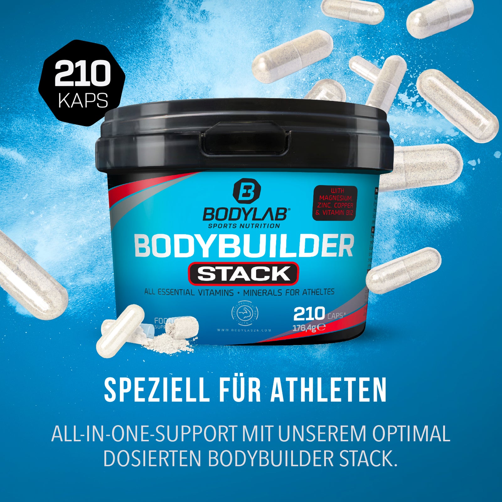 Bodybuilder Stack (210 Kapseln)