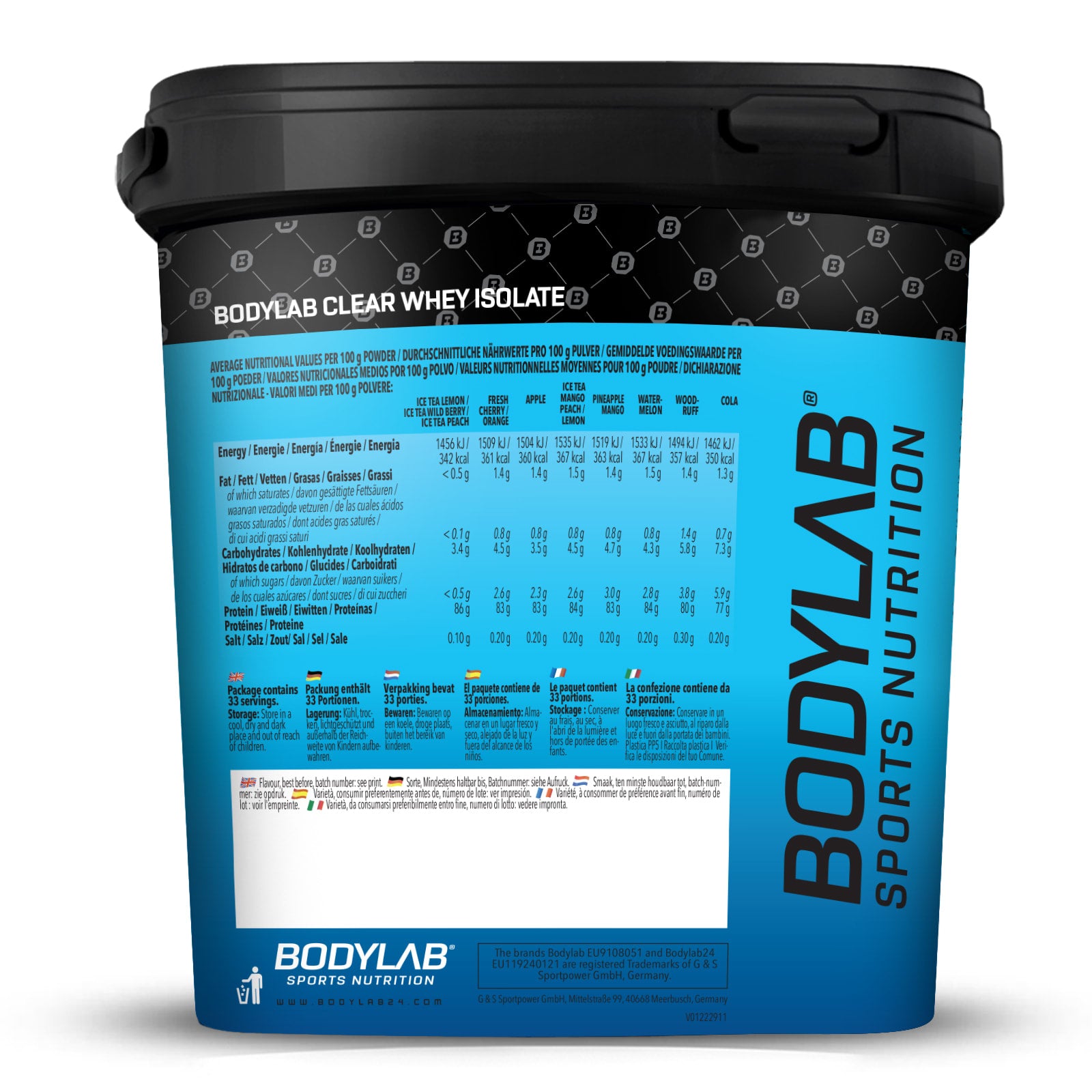 2 x Clear Whey Isolate (1200g)