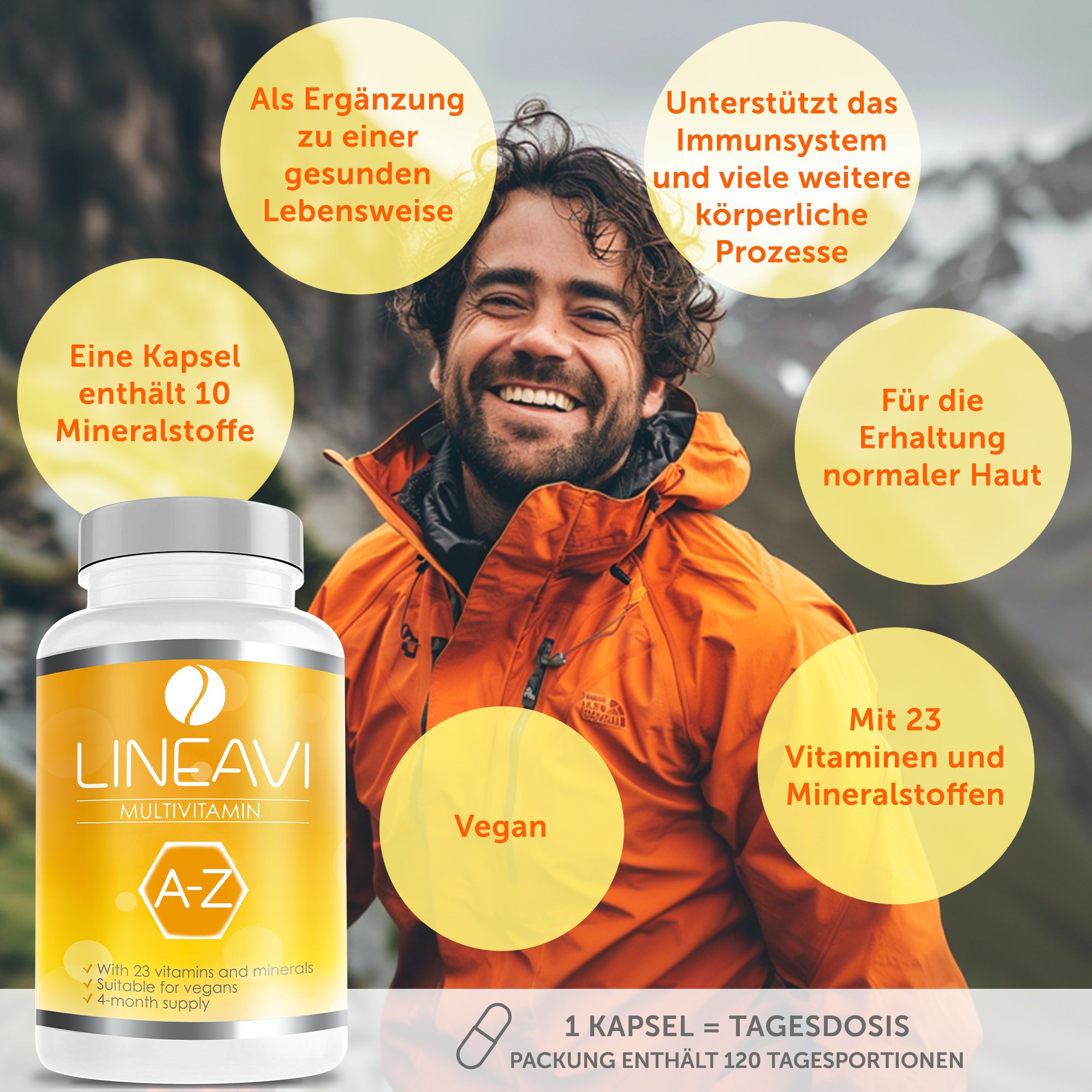 LINEAVI Multivitamin (120 Kapseln)