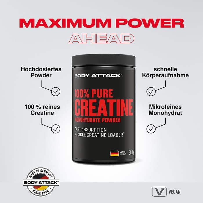 100% Pure Creatine (500g)