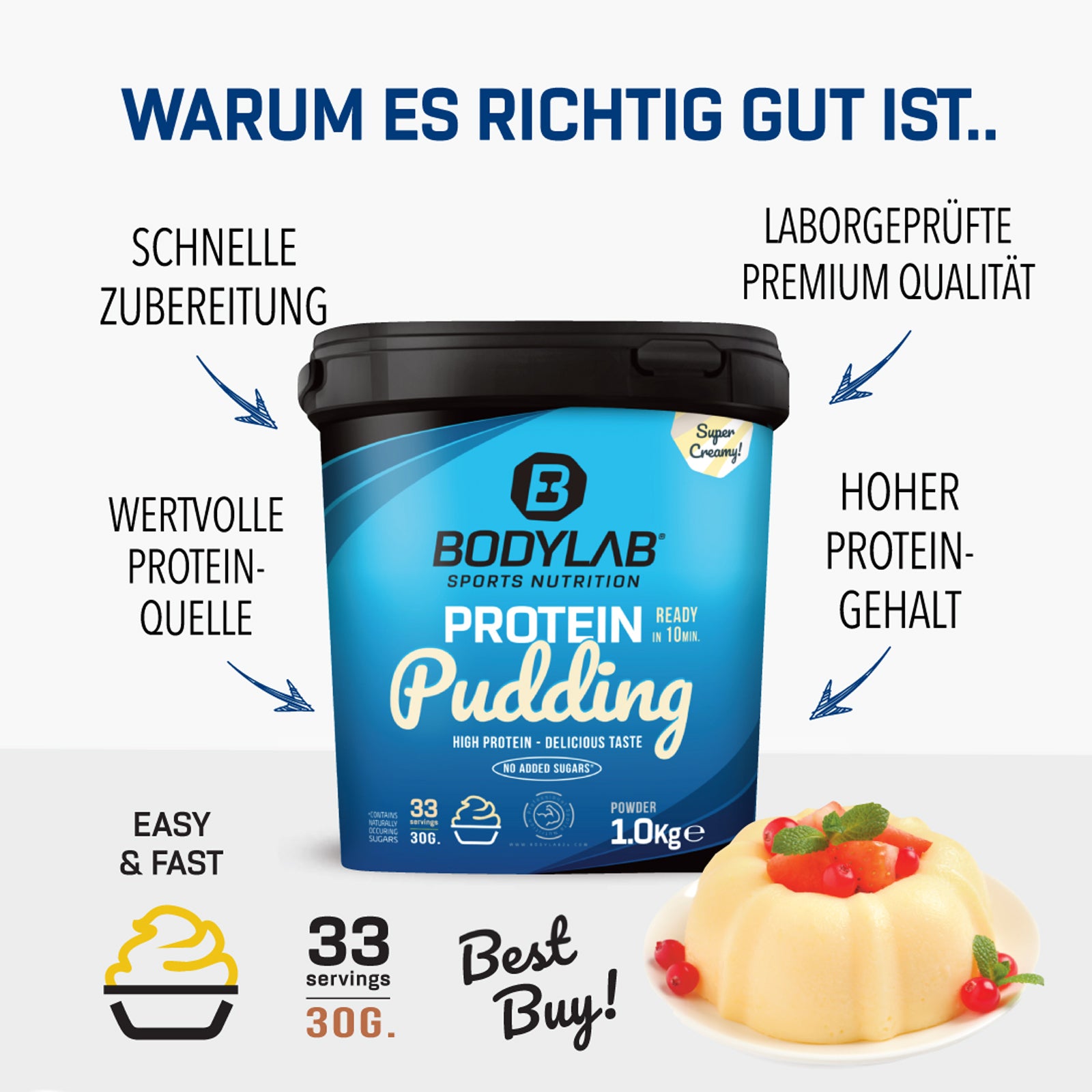 Protein Pudding (1000g)