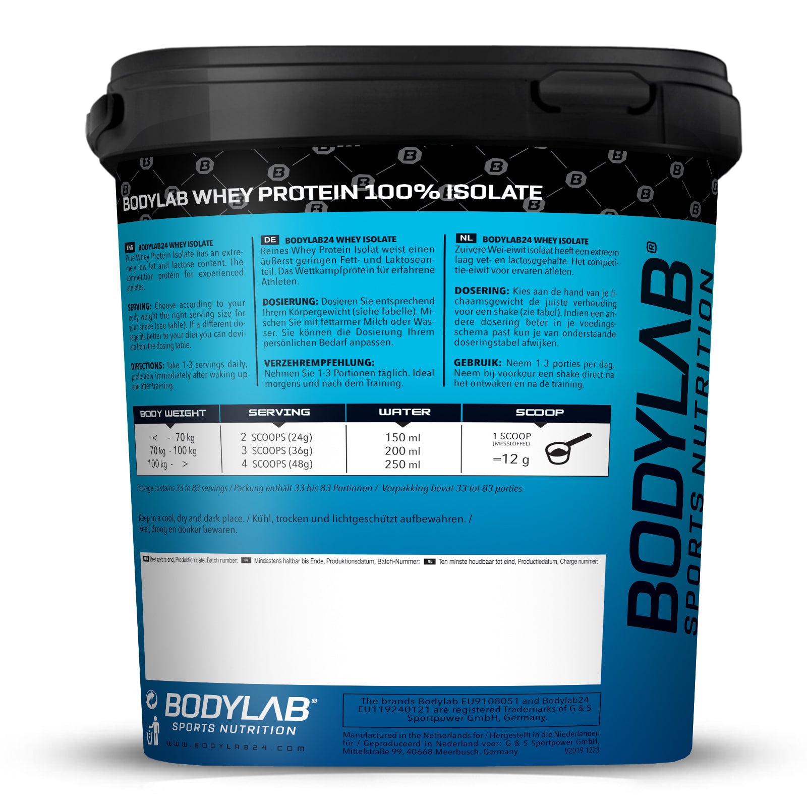 Whey Protein Isolat (2000g)