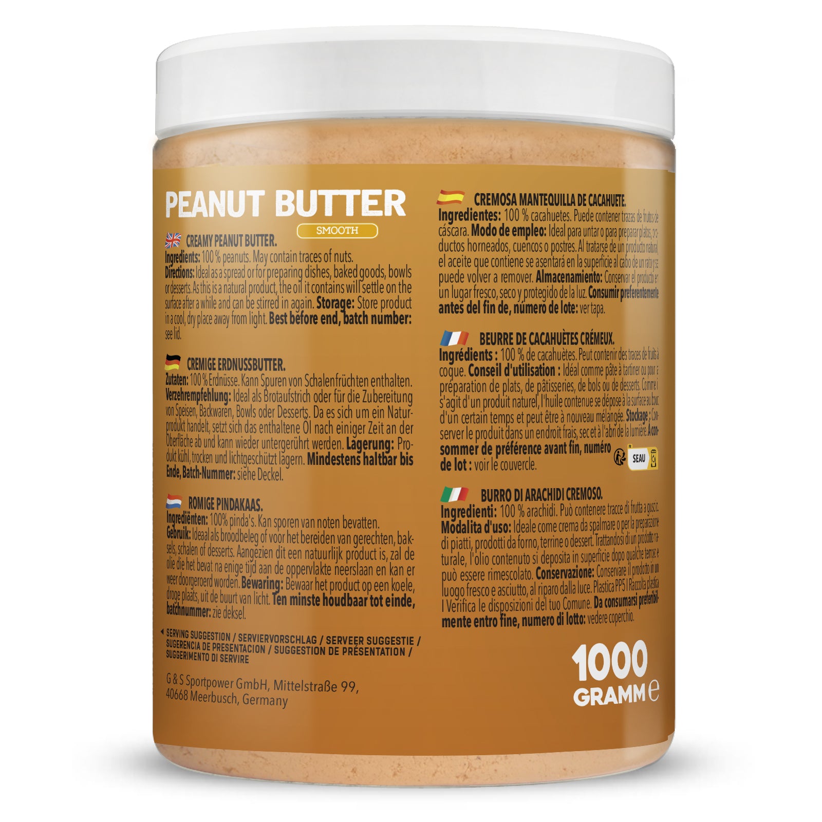 100% Peanut Butter (1000g)