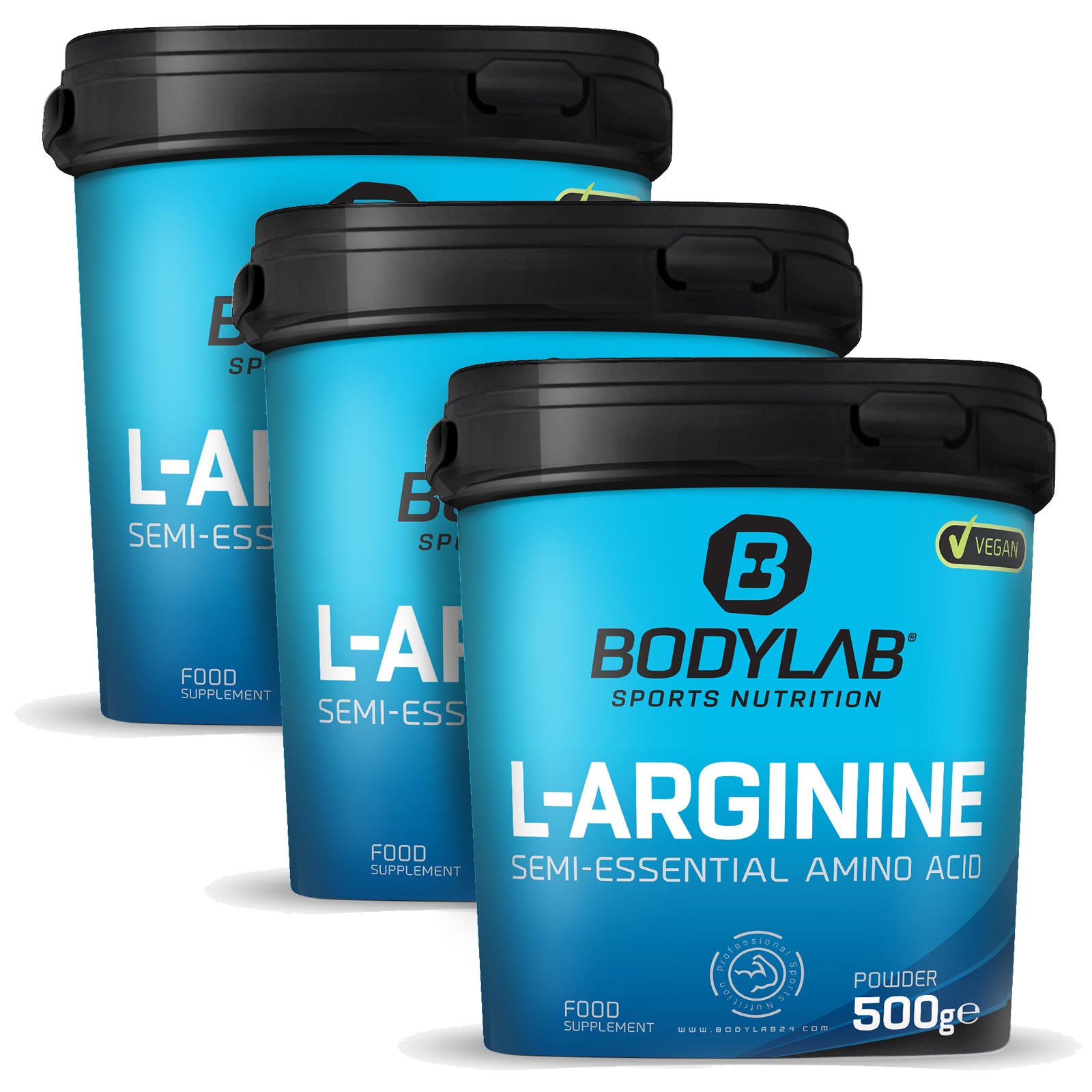 3 x Arginine Powder (je 500g)