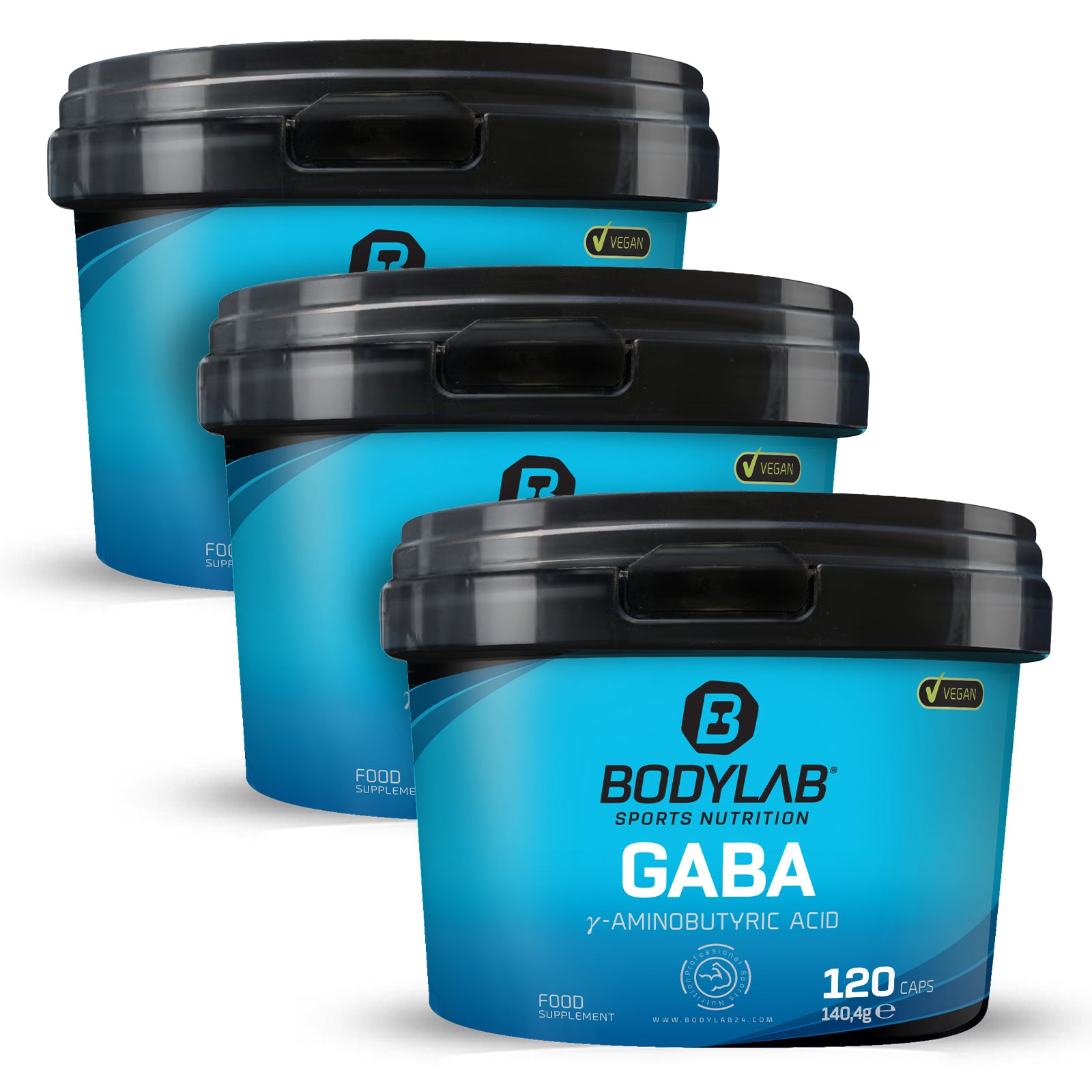 3 x Gaba y-Aminobutyric acid (120 Kapseln)