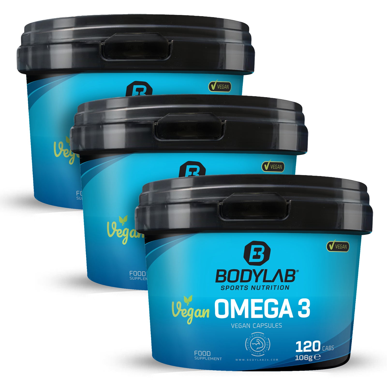 3 x Vegan Omega 3 (120 Kapseln)