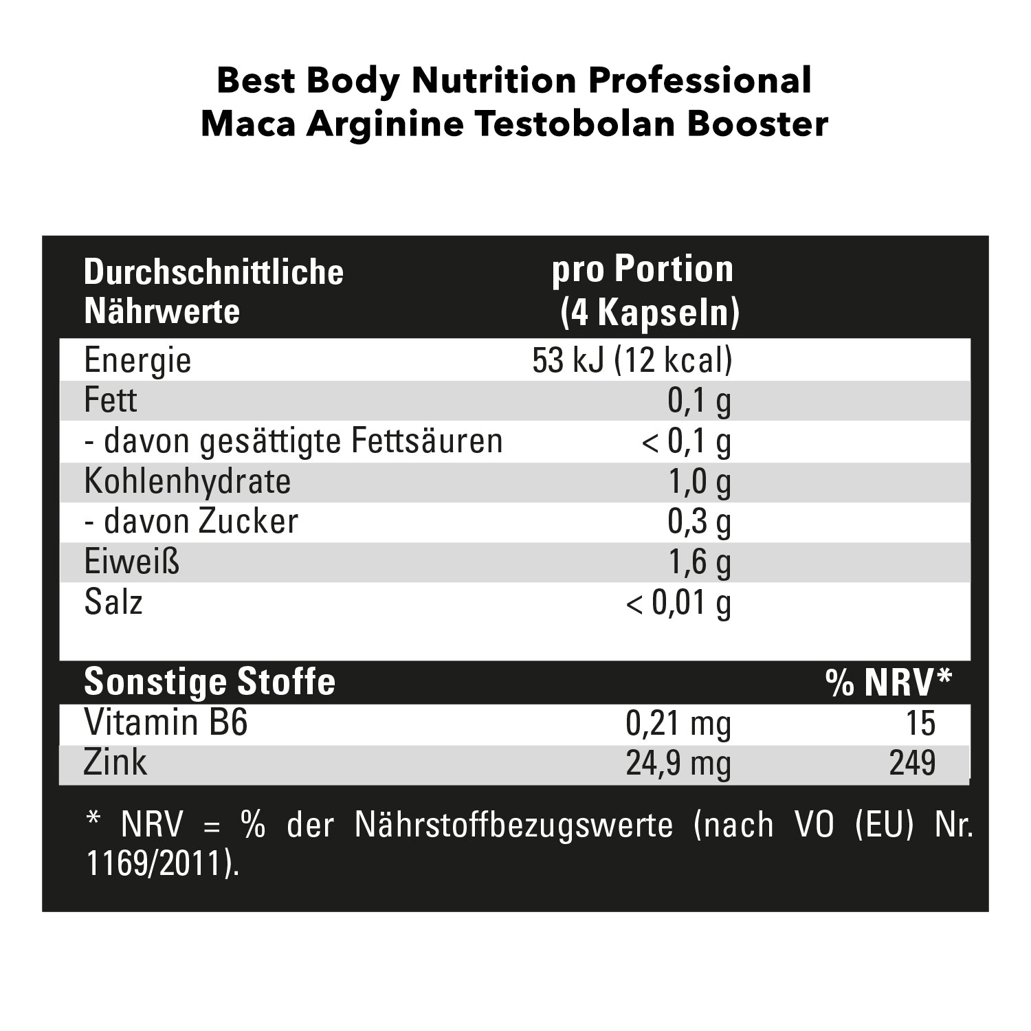 Testobolan Maca (100 Kapseln)