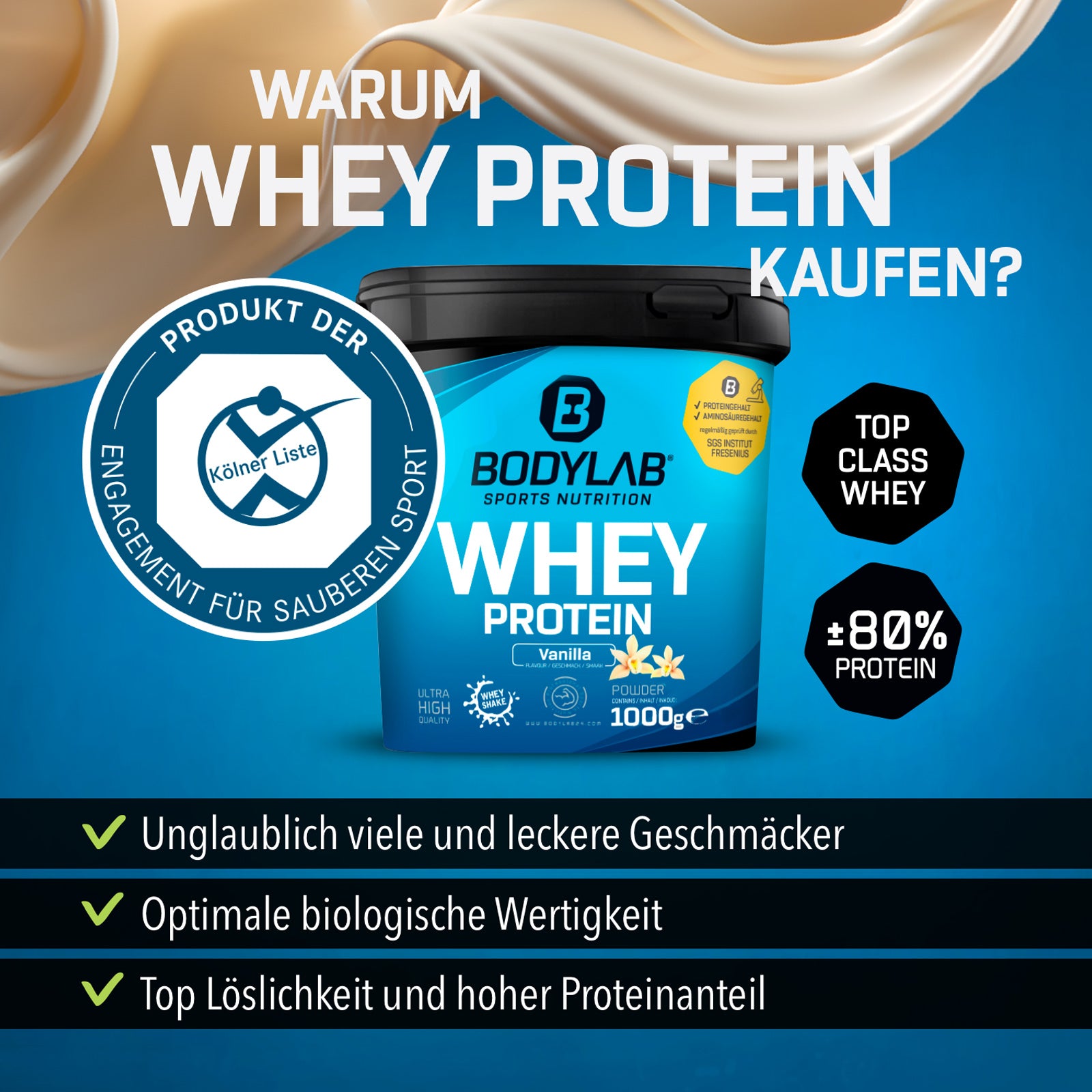 Doppelpack Whey Protein (2x1000g)