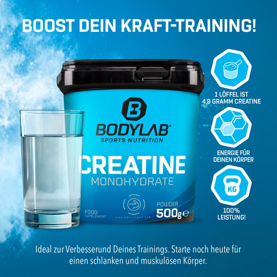 BLACK DEAL: 2für1 Creatine Powder (500g)