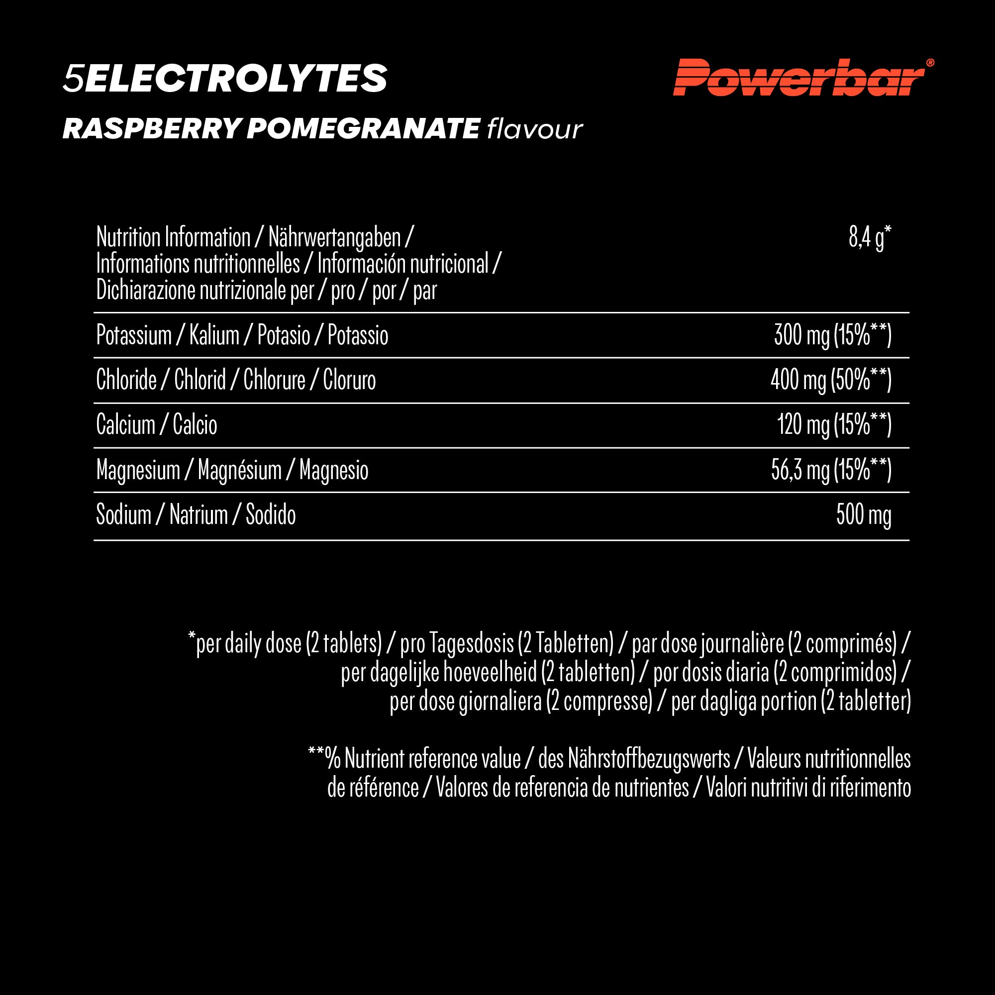 5 Electrolytes Sports Drink (12x10Tabs)