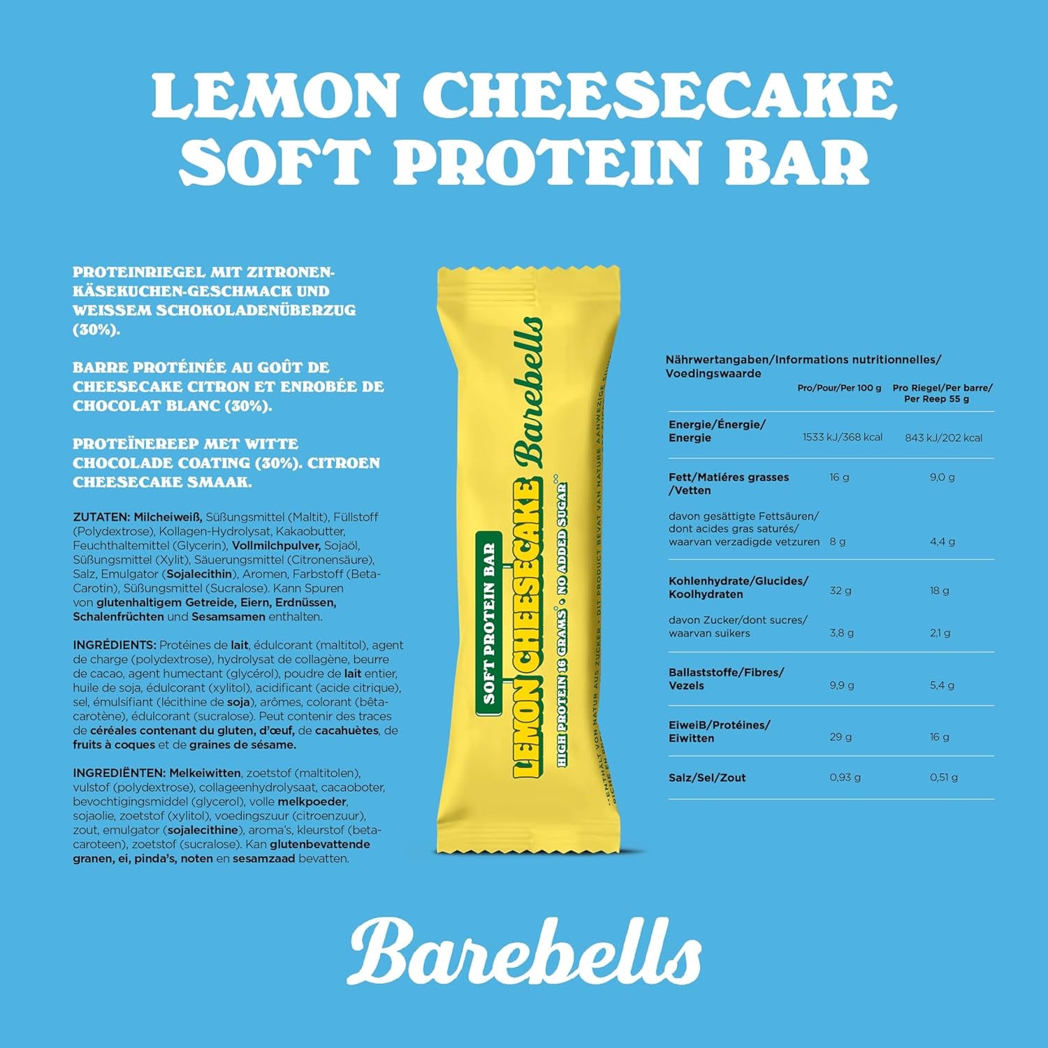 Soft Protein Bar (12x55g)