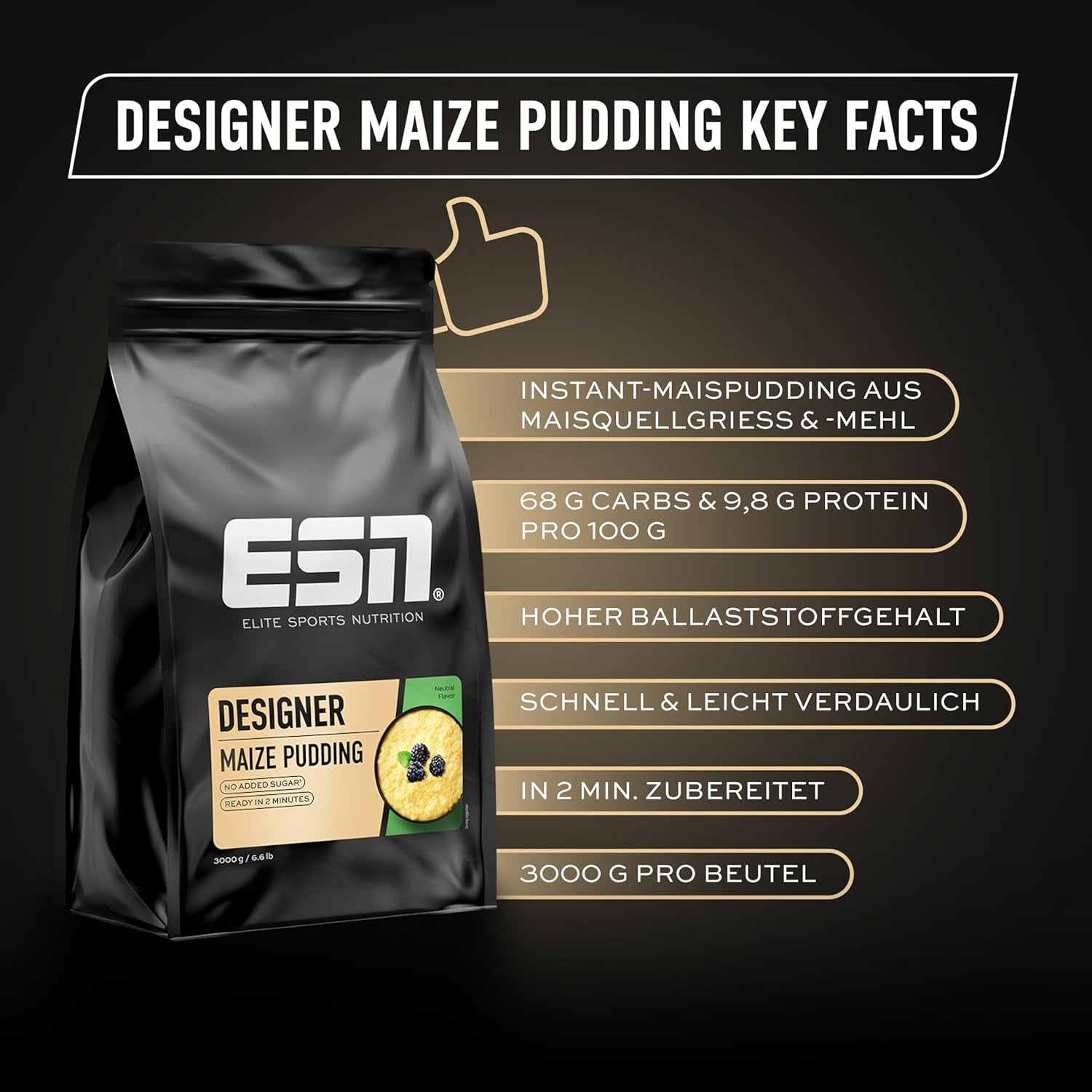 ESN Instant Maize Pudding (3000g)