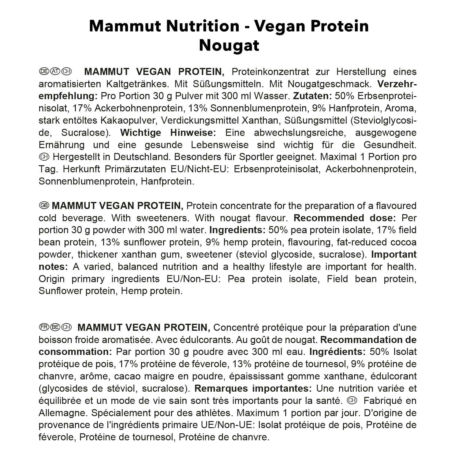 Vegan Protein (460g)