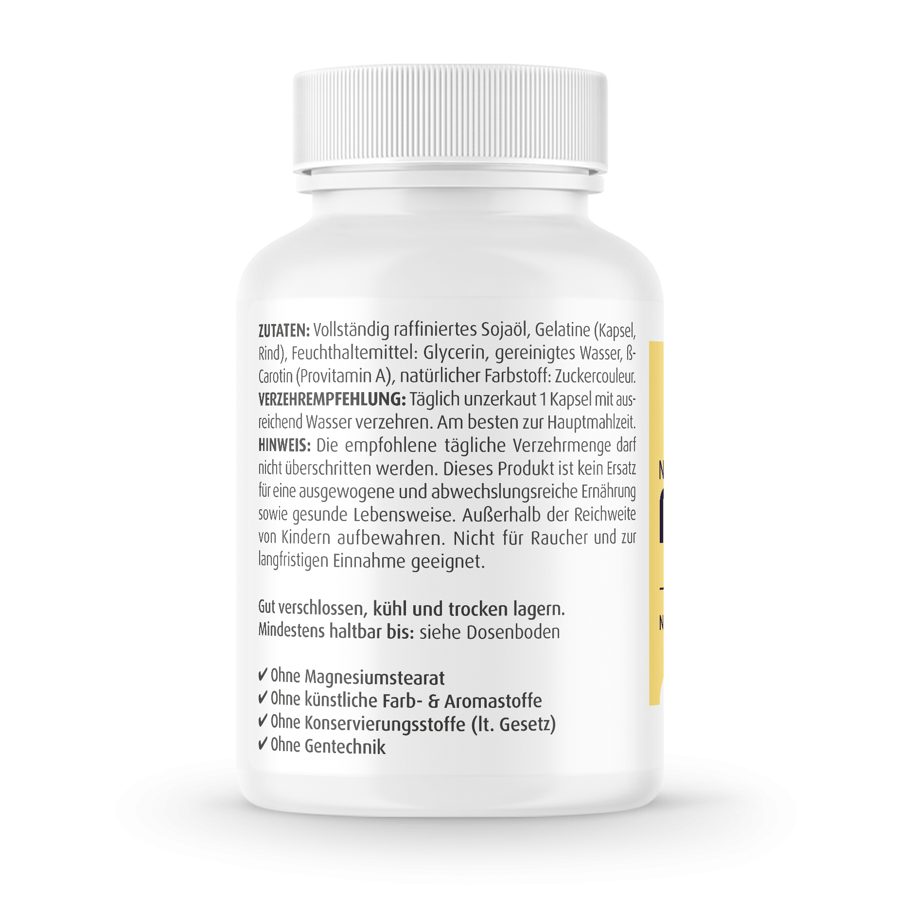 Beta Carotin Natural 15 mg (90 Kapseln)