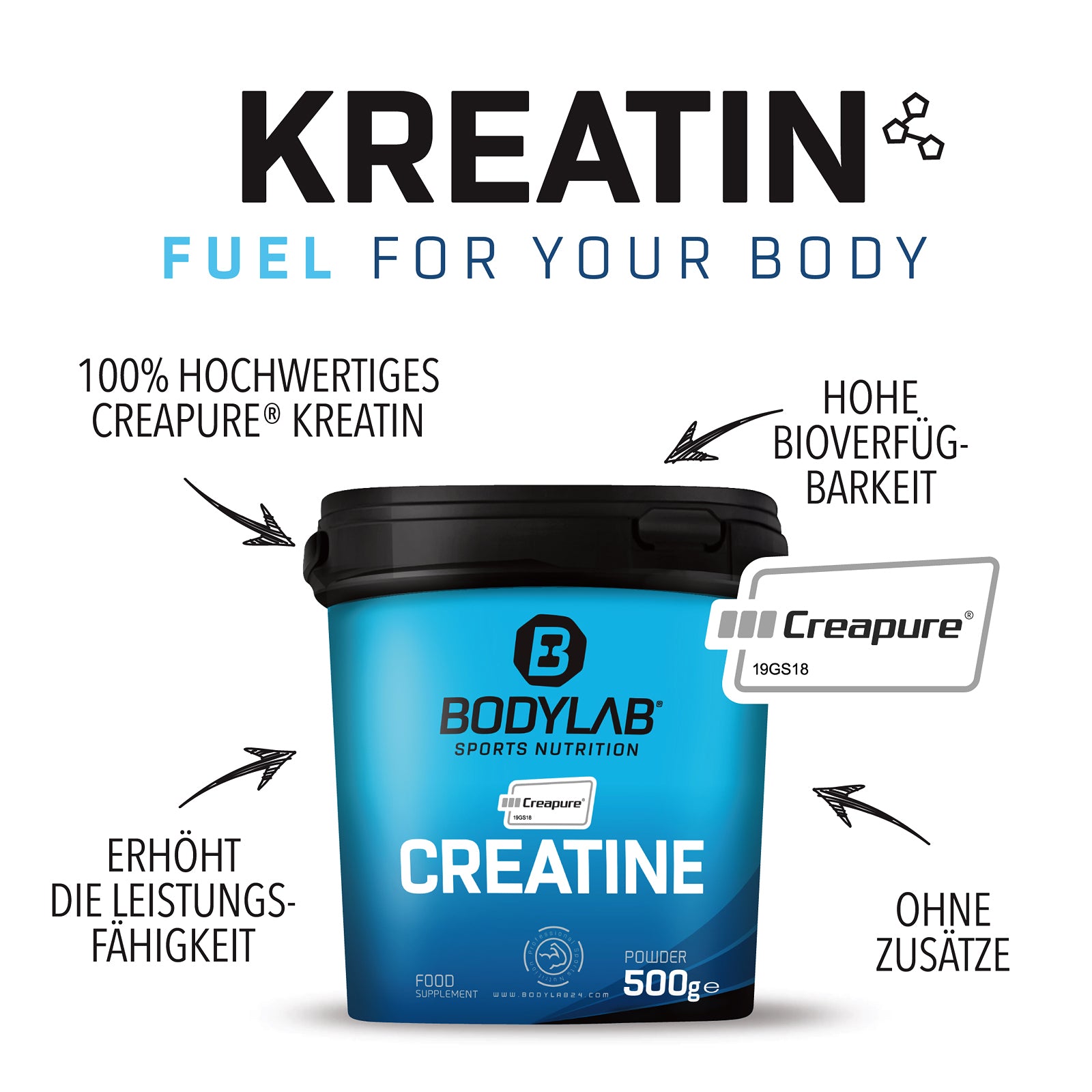 Creatine (Creapure®) (500g)