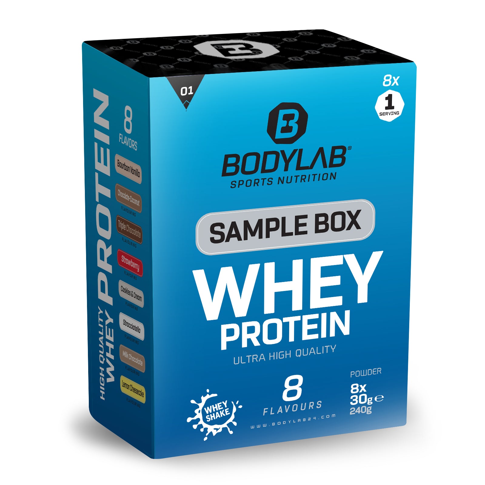 Whey Protein Probierbox 1 (8 Proben je 30g)