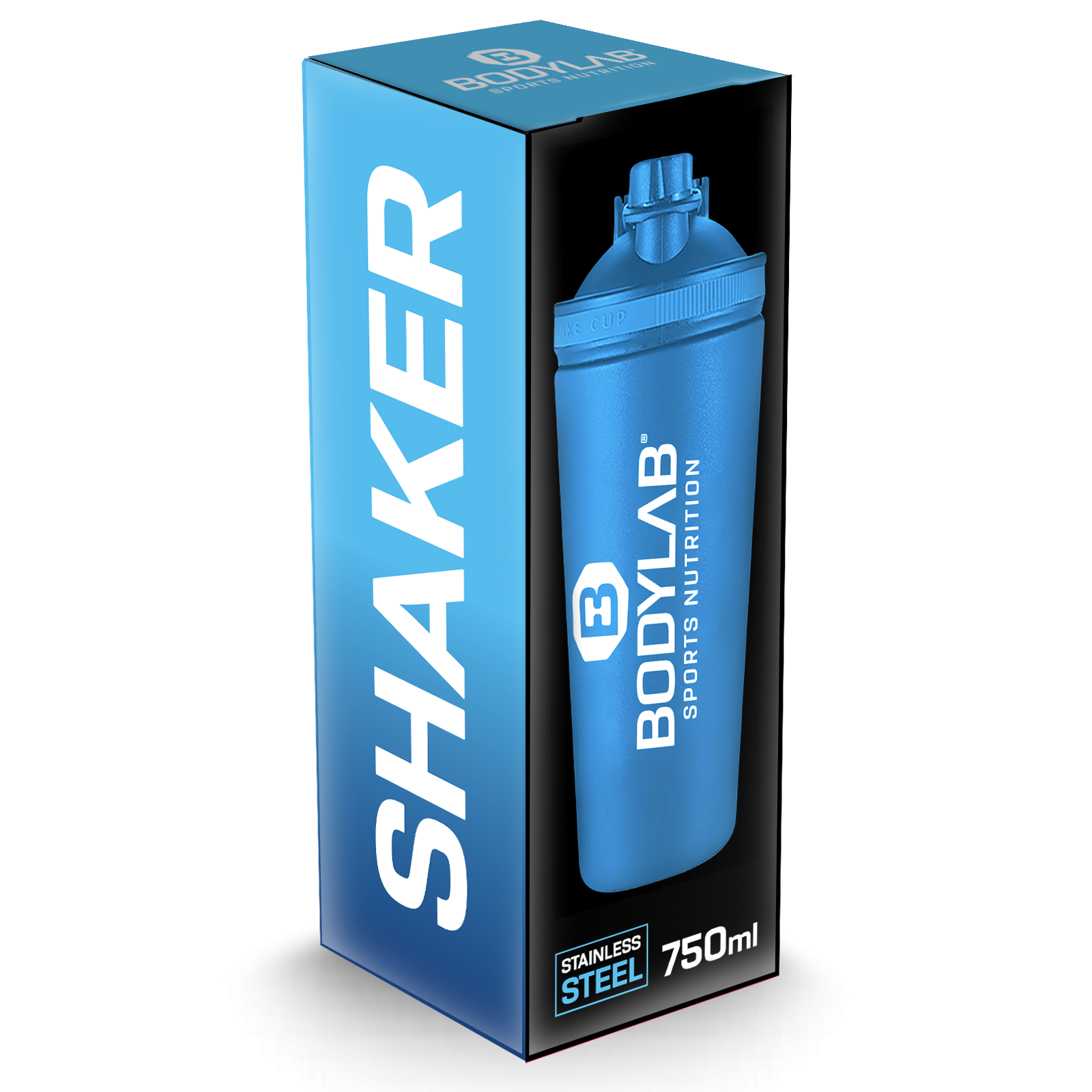 Bodylab Stainless Steel Shaker blue (750ml)