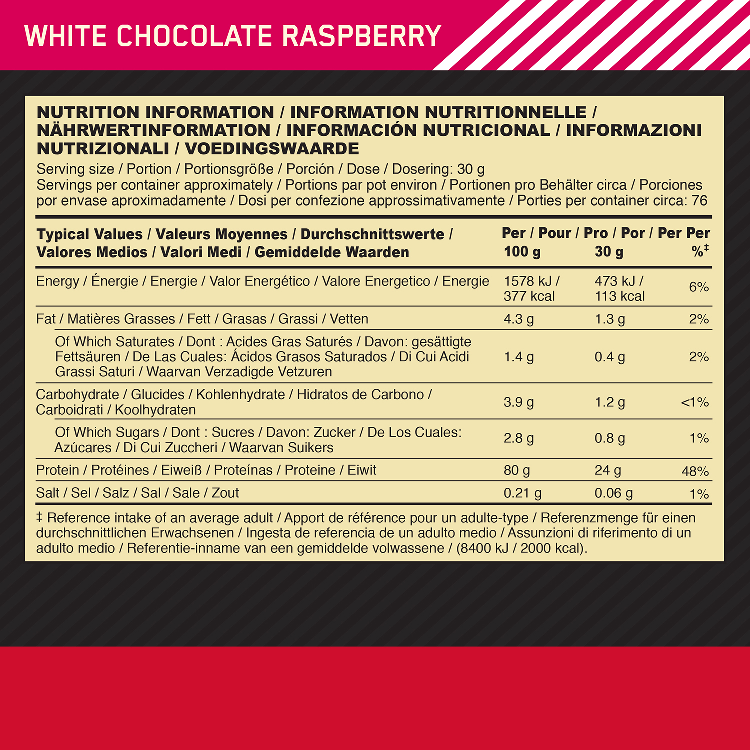 #Geschmack_White Chocolate Raspberry