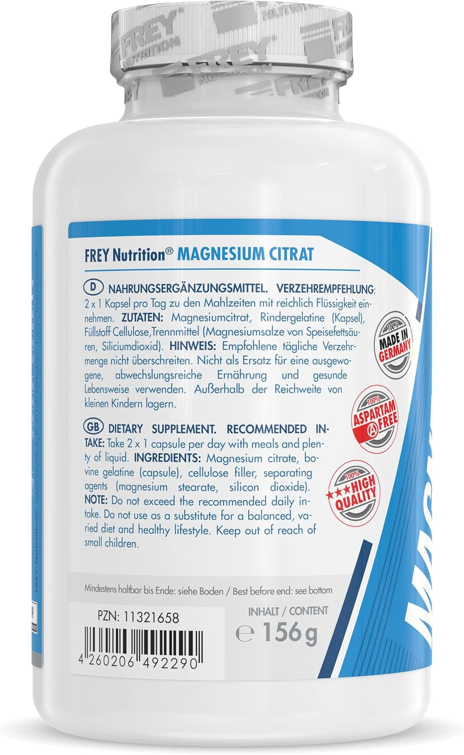 Magnesium Citrat (120 Kapseln)