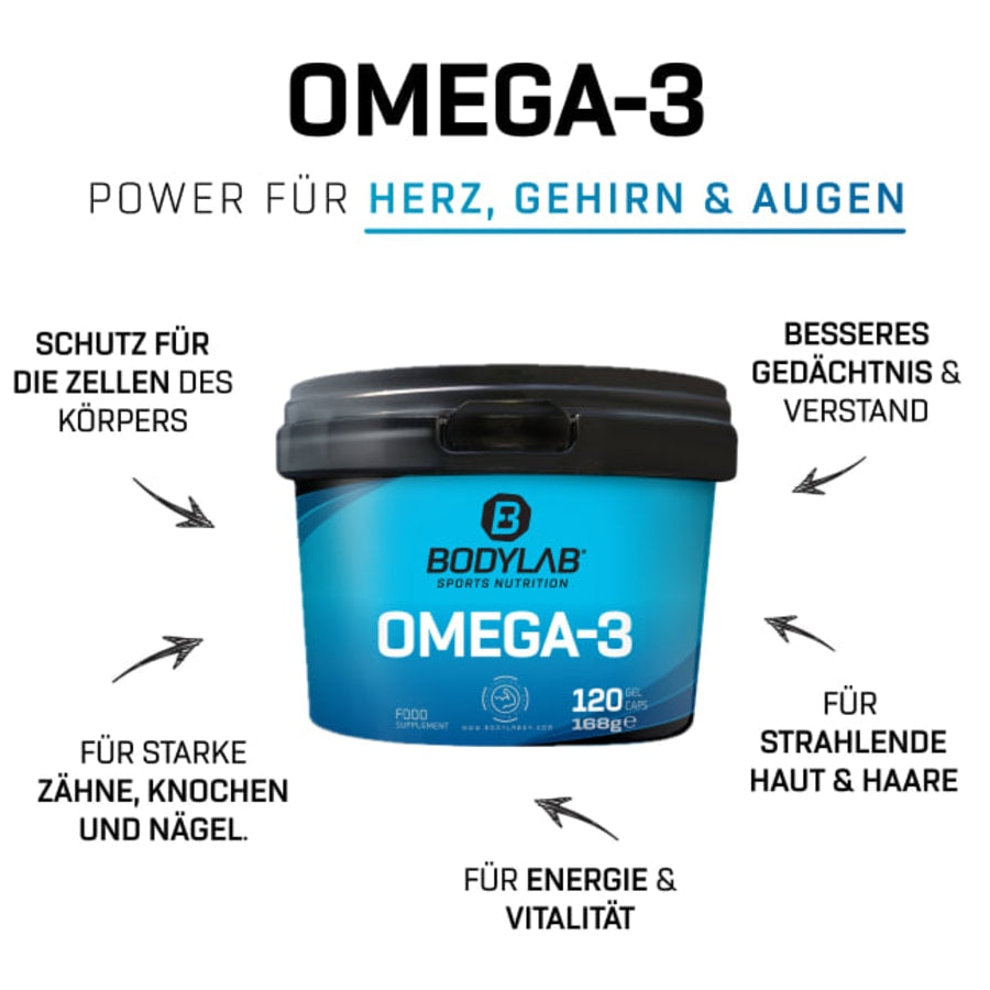 4 x Omega-3 (je 120 Kapseln)