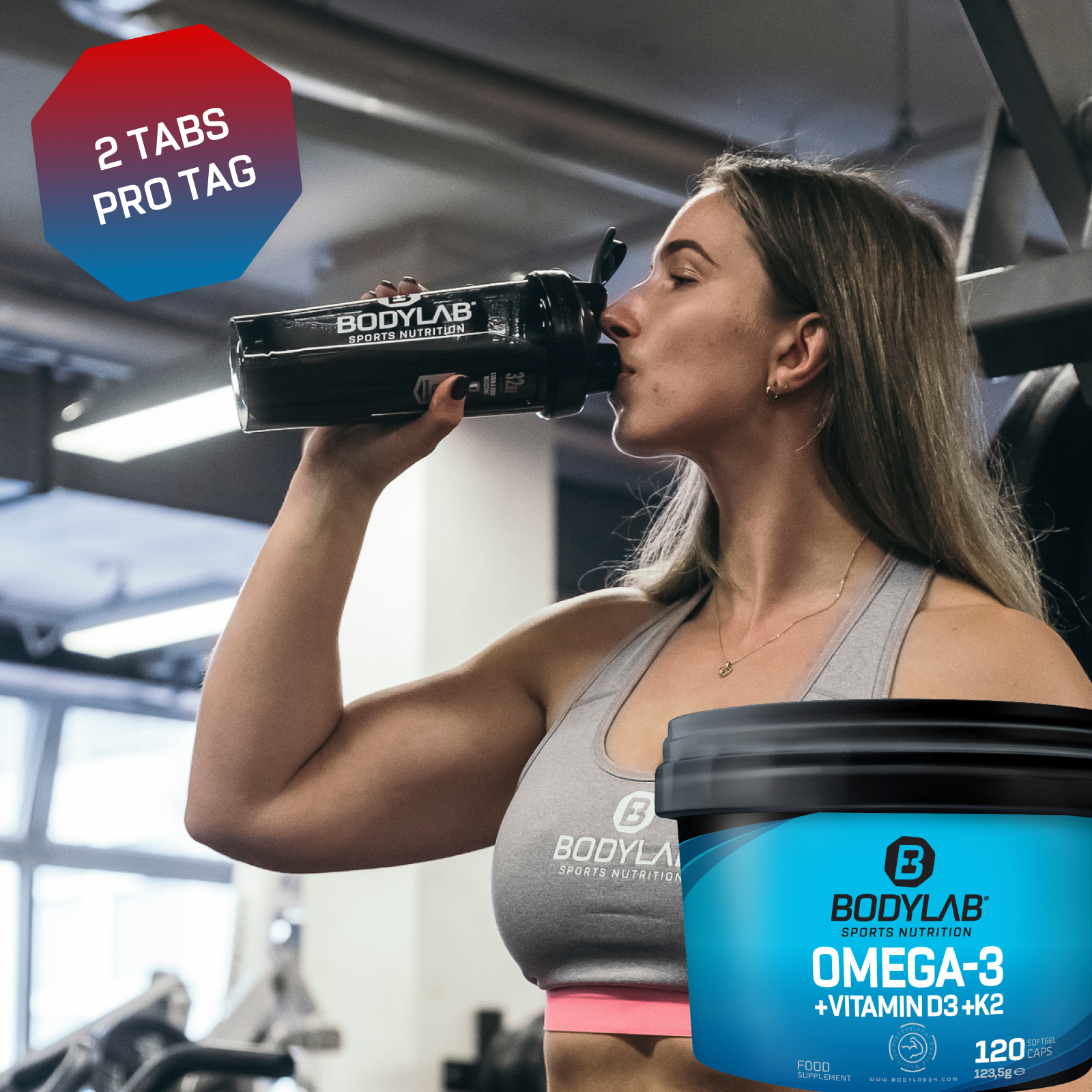 Omega-3 + Vitamin D3 + K2 Extreme (120 Kapseln)