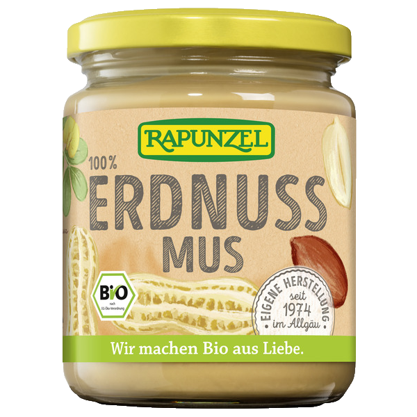 Erdnussmus fein bio (250g)