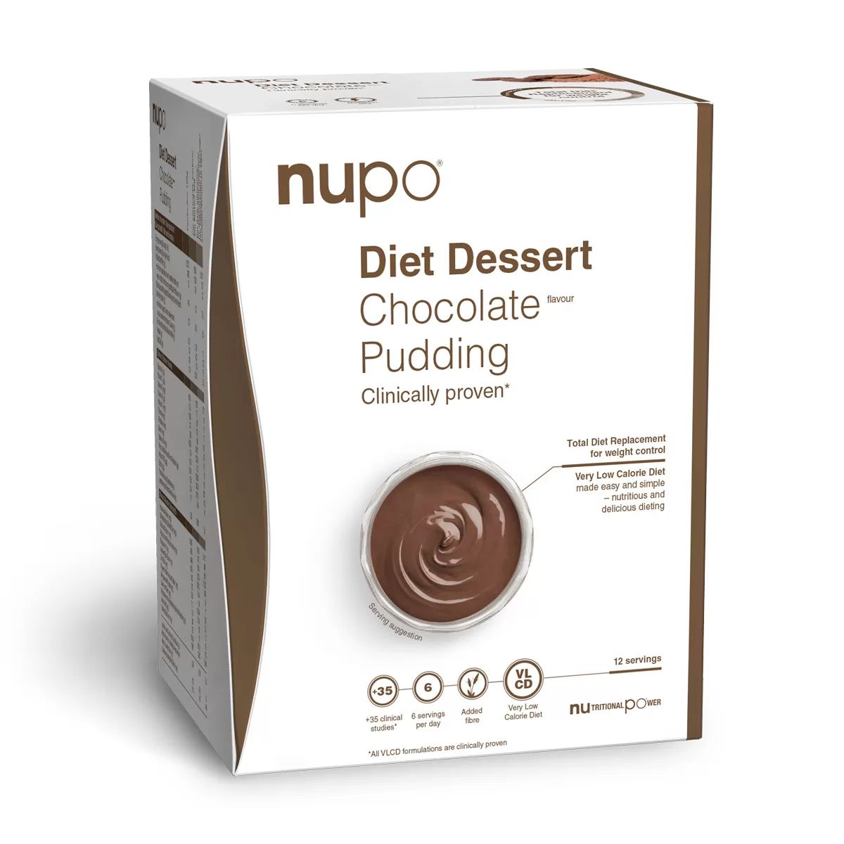 Diet Dessert Chocolate Pudding (12x32g)